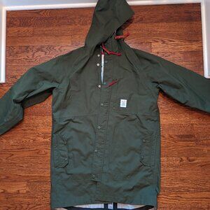 Topo Rain Jacket: Tech Trench 3L - Men's Size Large
